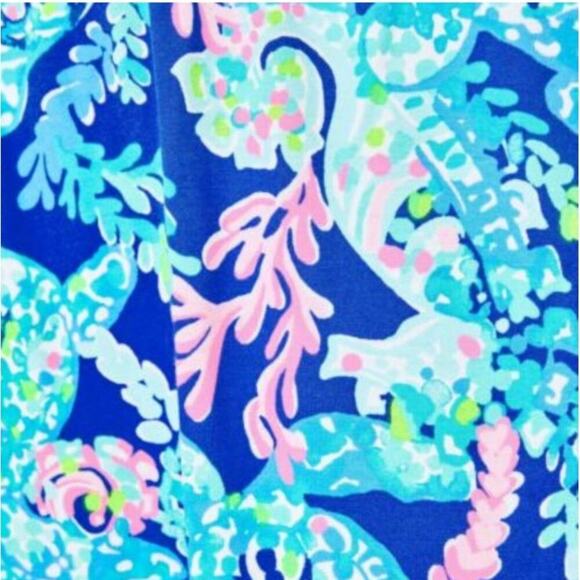 Lilly Pulitzer Gianni Skort/Romper, shorts outfit; Womens XL; Sleeveless; Halter - Picture 10 of 11